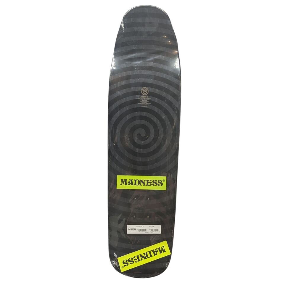 Madness Wrath 7 10076129-Multi 9" x 32" Skateboard Deck Over Under Estimate New